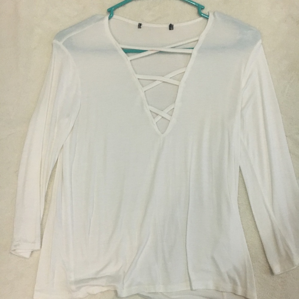 Criss cross top